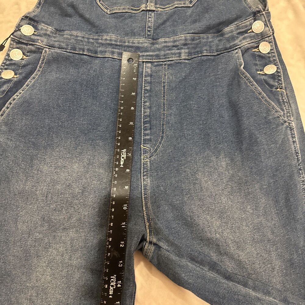 True Religion Women's Denims Straight Leg Overalls  size L - Picture 10 of 16